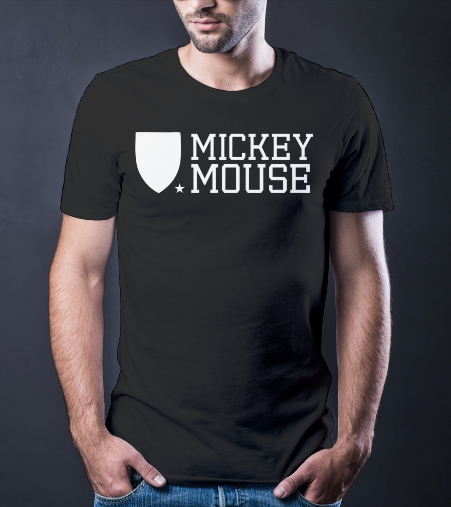 Mickey Mouse University Shield Emblem T-Shirt