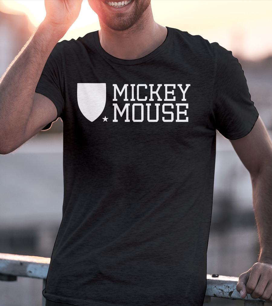Mickey Mouse University Shield Emblem T-Shirt