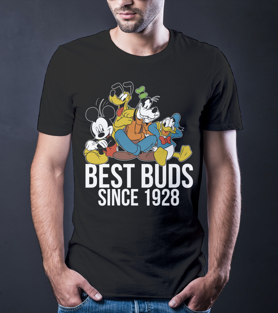 Best Buds Since 1928 Disney Mickeys 90th T-Shirt