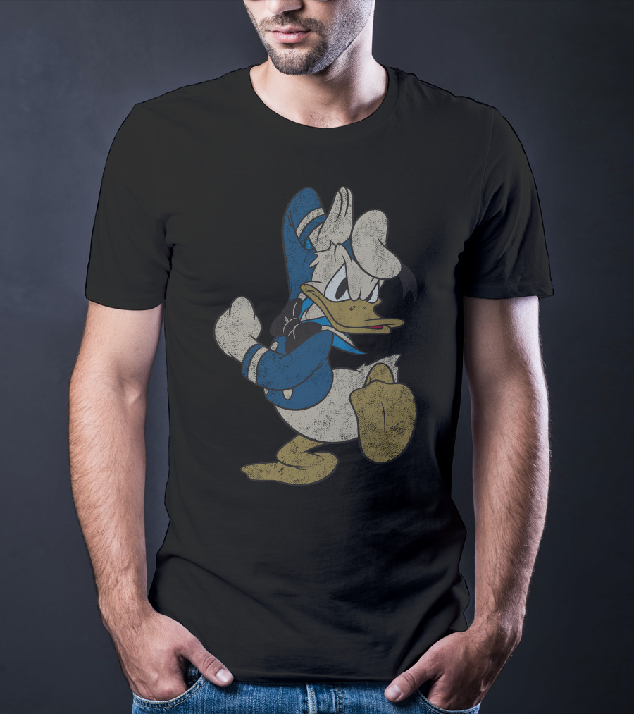 Disney Vintage Donald Duck Classic Distressed Pose T-Shirt