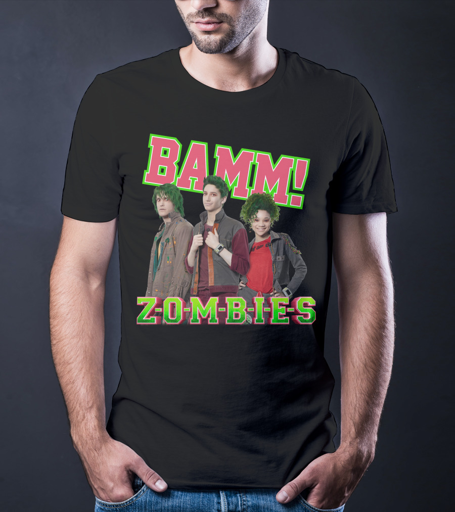 Bamm Zombies Disney Movie Characters T-Shirt