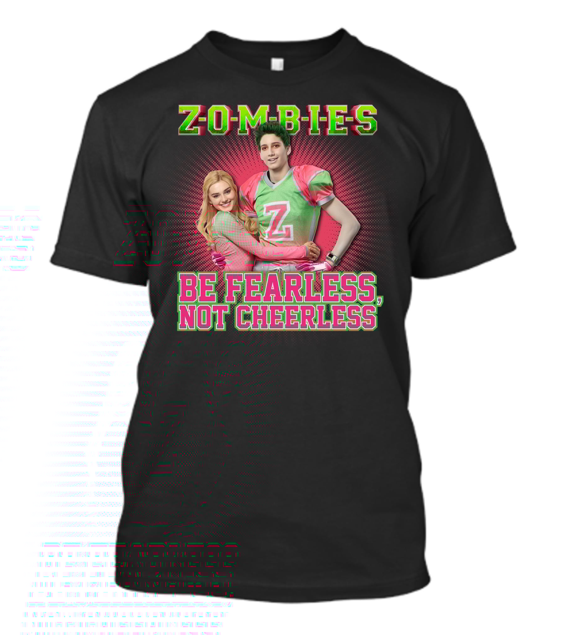 Disney Zombies Be Fearless Not Cheerless T-Shirt