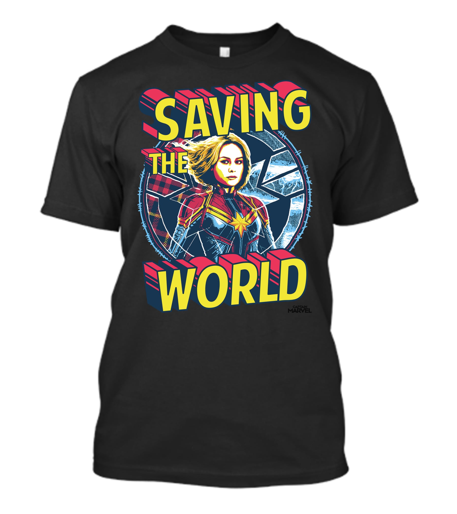 Saving The World Captain Marvel T-Shirt