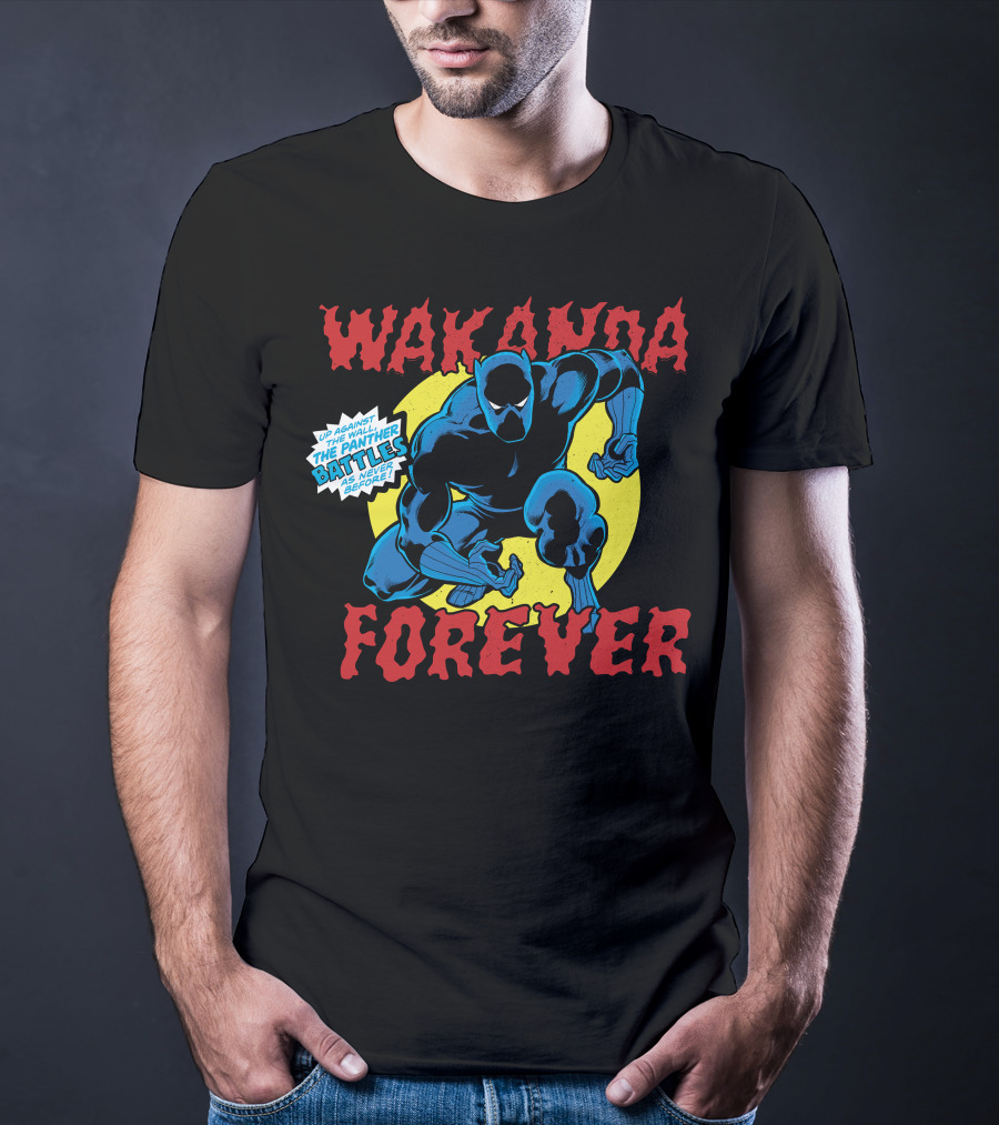 Wakanda Forever Marvel Black Panther Up Against The Panther Battles As Never Before T-Shirt