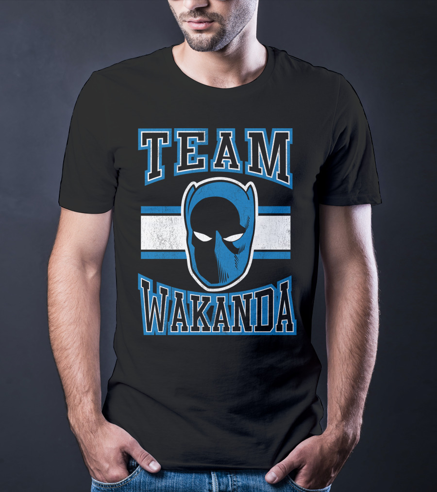 Team Wakanda Marvel Classic Black Panther T-Shirt