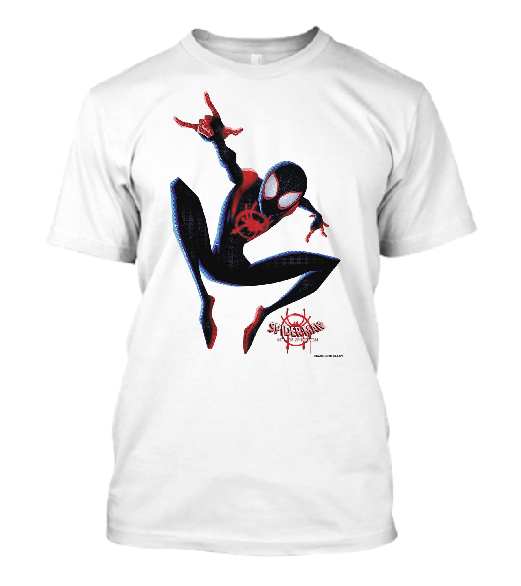 Spider-Man Into The Spiderverse Miles Morales Marvel T-Shirt