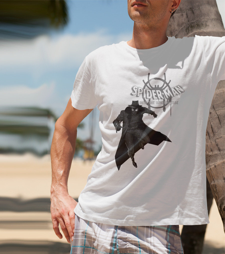 Marvel Spider-Man Into The Spider-Verse Noir T-Shirt