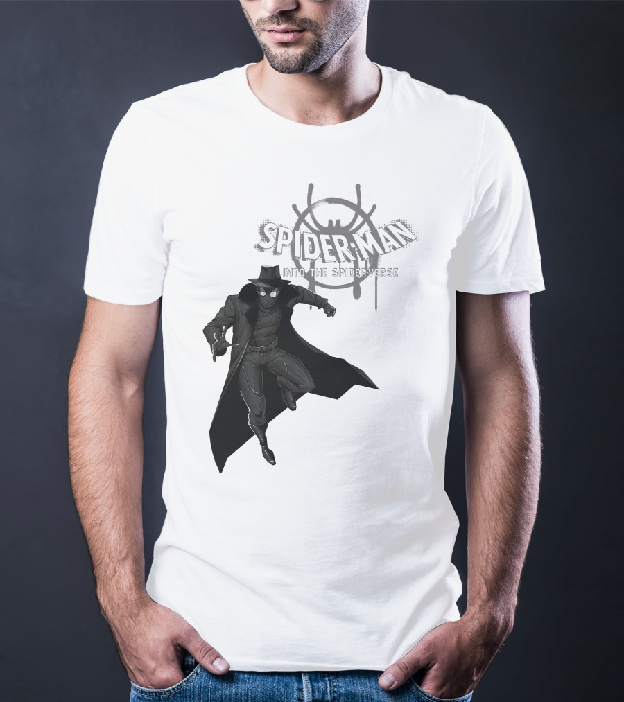 Marvel Spider-Man Into The Spider-Verse Noir T-Shirt