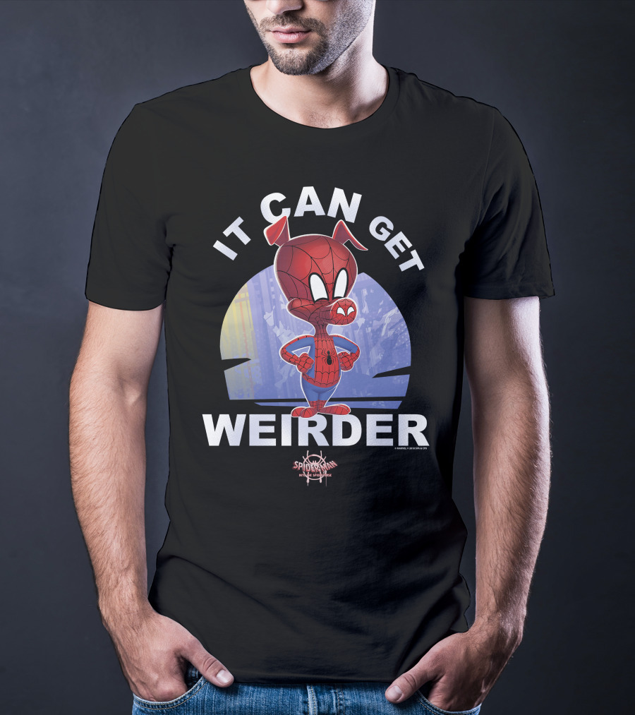 Marvel Spider-Man Into The Spider-Verse Spider-Ham It Can Get Weirder T-Shirt