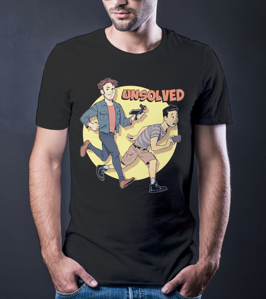 BuzzFeed Unsolved Animated Saturday Morning Mystery Adventure T-Shirt