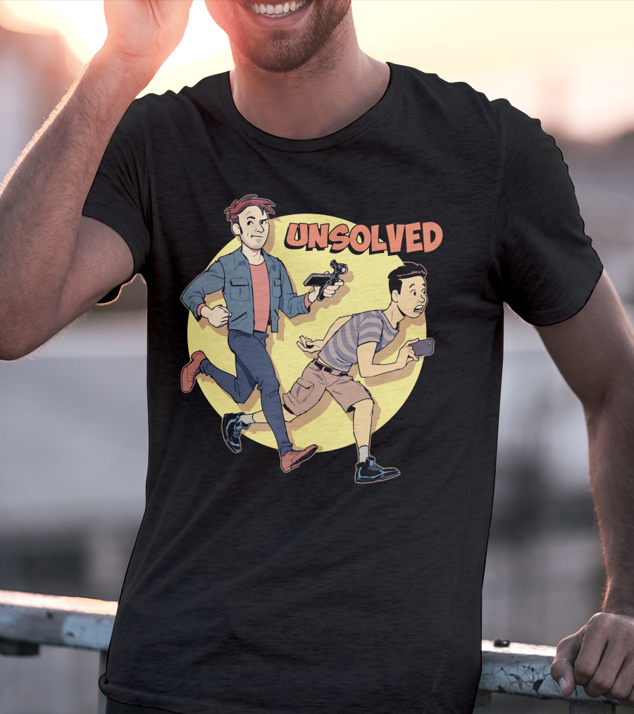 BuzzFeed Unsolved Animated Saturday Morning Mystery Adventure T-Shirt