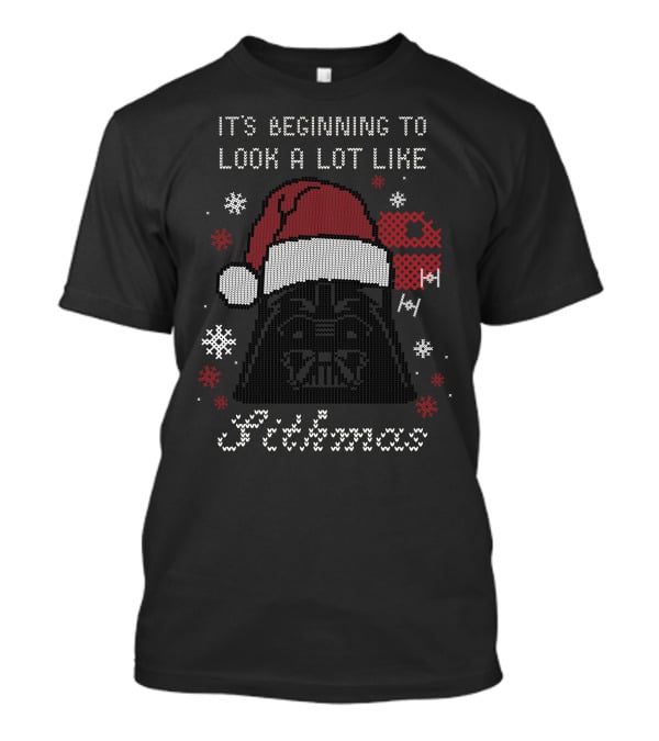 It's Beginning To Look A Lot Like Sithmas Vader Santa Star Wars T-Shirt
