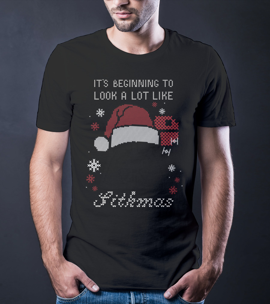 It's Beginning To Look A Lot Like Sithmas Vader Santa Star Wars T-Shirt