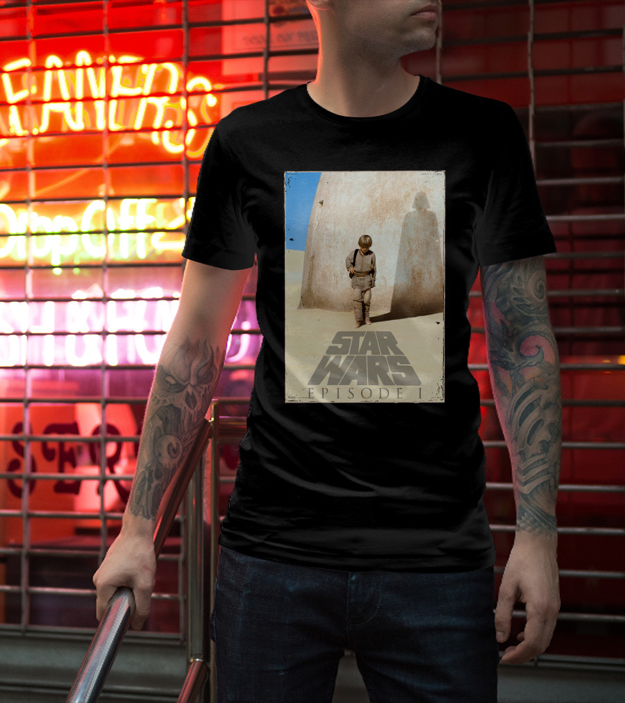 Star Wars Episode I The Phantom Menace Anakin Skywalker Shadow T-Shirt