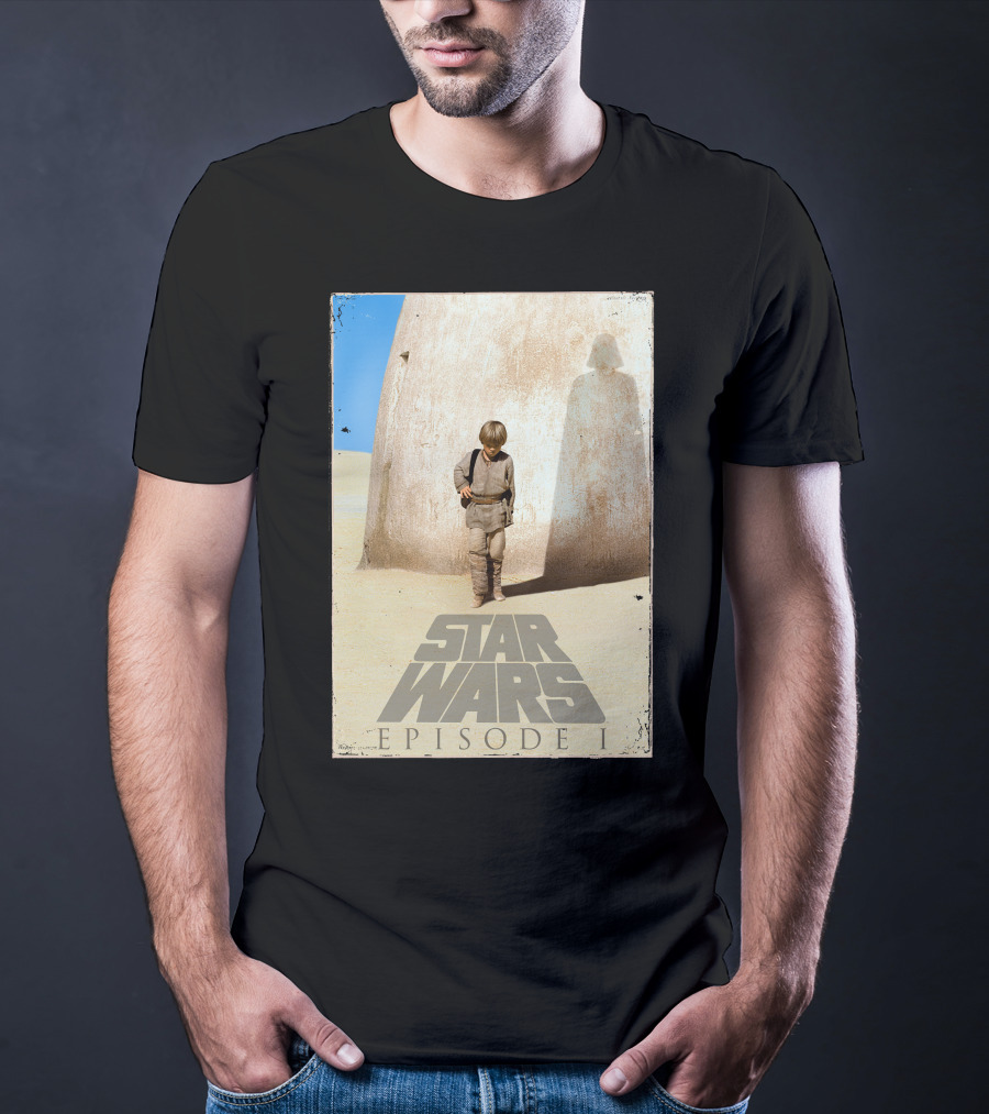 Star Wars Episode I The Phantom Menace Anakin Skywalker Shadow T-Shirt