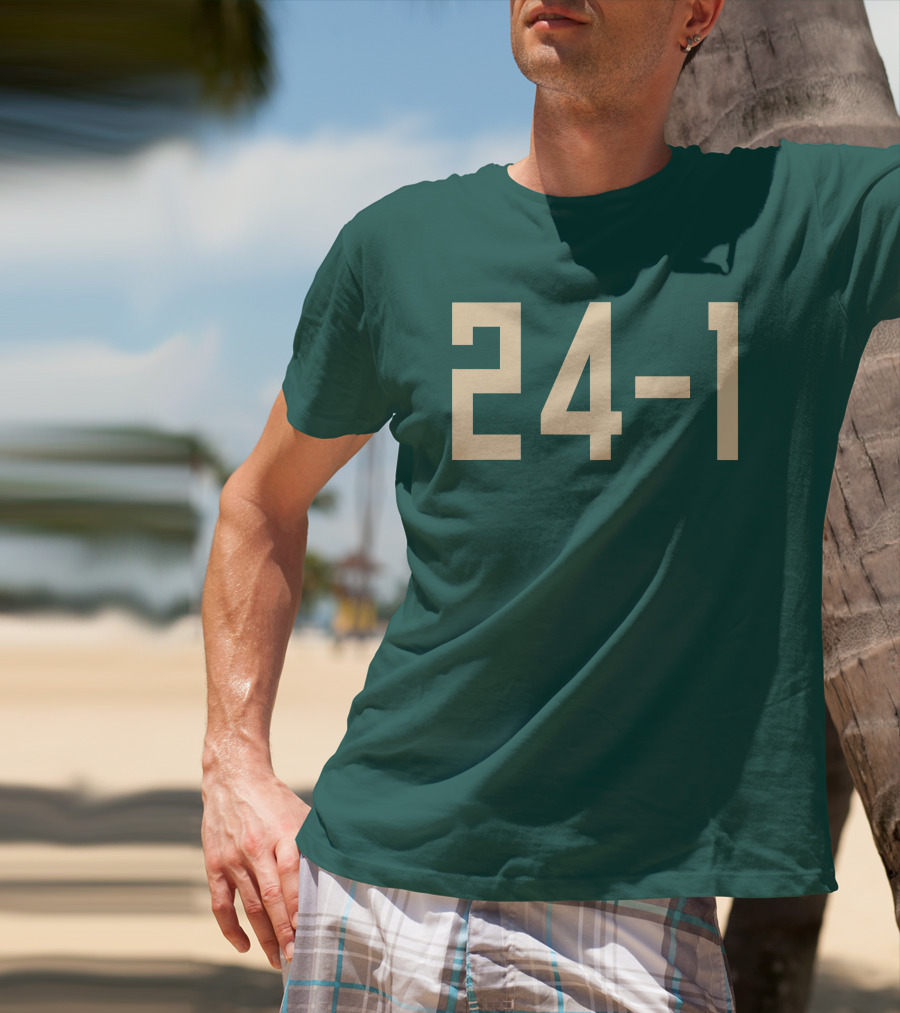 Bucks 24-1 Golden Numbers T-Shirt