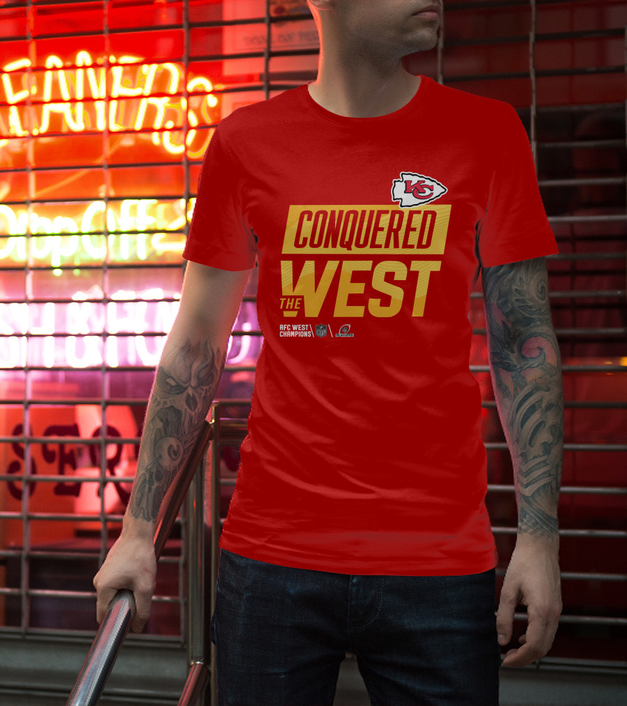 Kansas City Chiefs Conquered The West NFL Playoffs T-Shirt