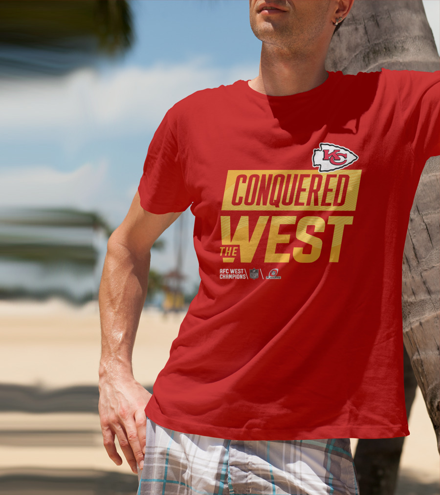 Kansas City Chiefs Conquered The West NFL Playoffs T-Shirt