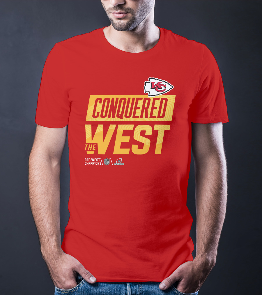 Kansas City Chiefs Conquered The West NFL Playoffs T-Shirt
