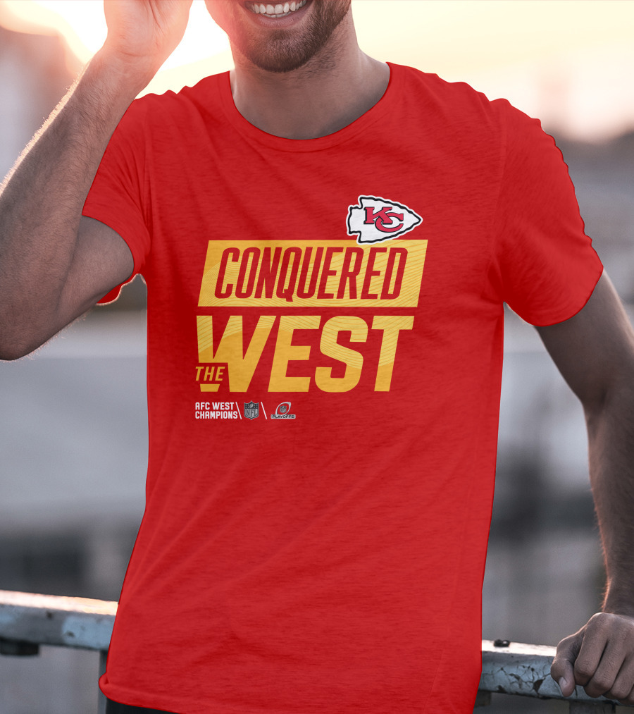 Kansas City Chiefs Conquered The West NFL Playoffs T-Shirt