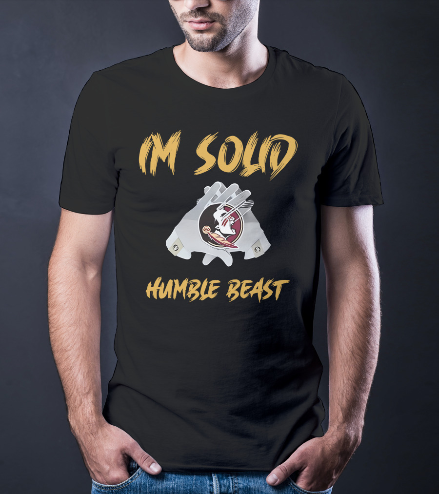 IM SOLID Humble Beast Gloves Tribal T-Shirt