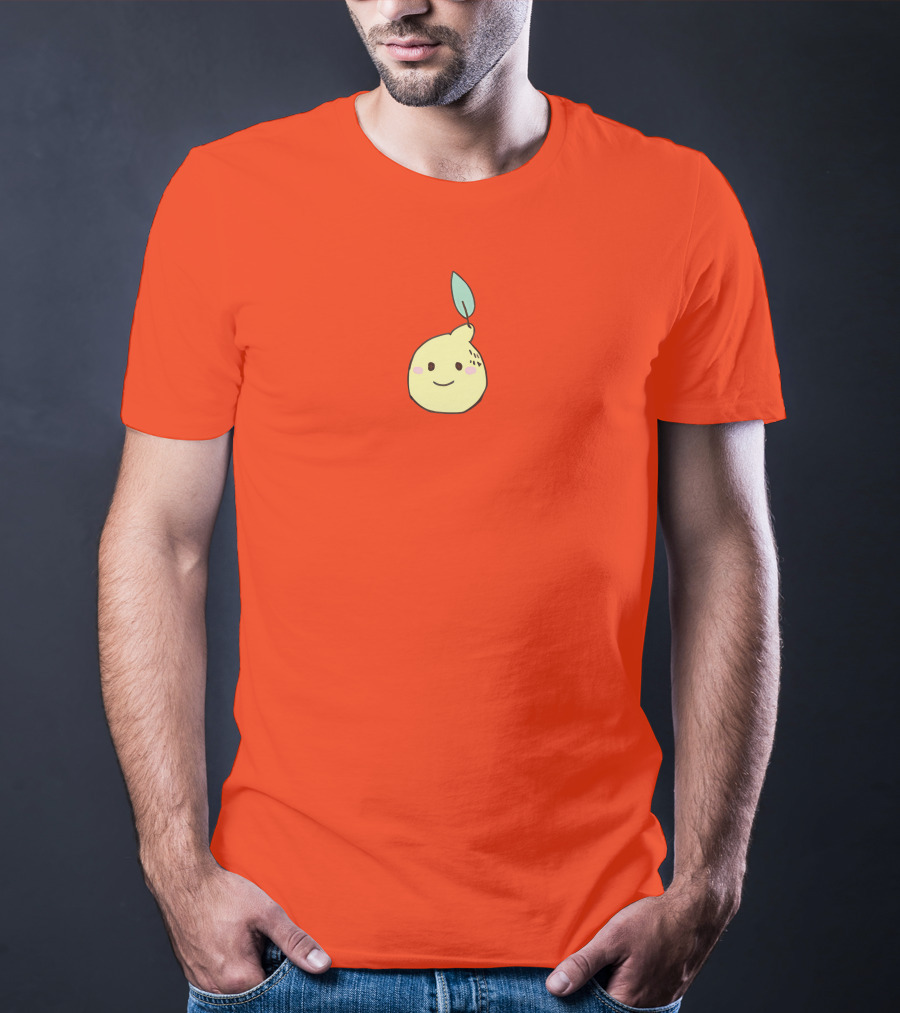 Cavetown Lemon Boy Robbie Leaf Happy Face T-Shirt