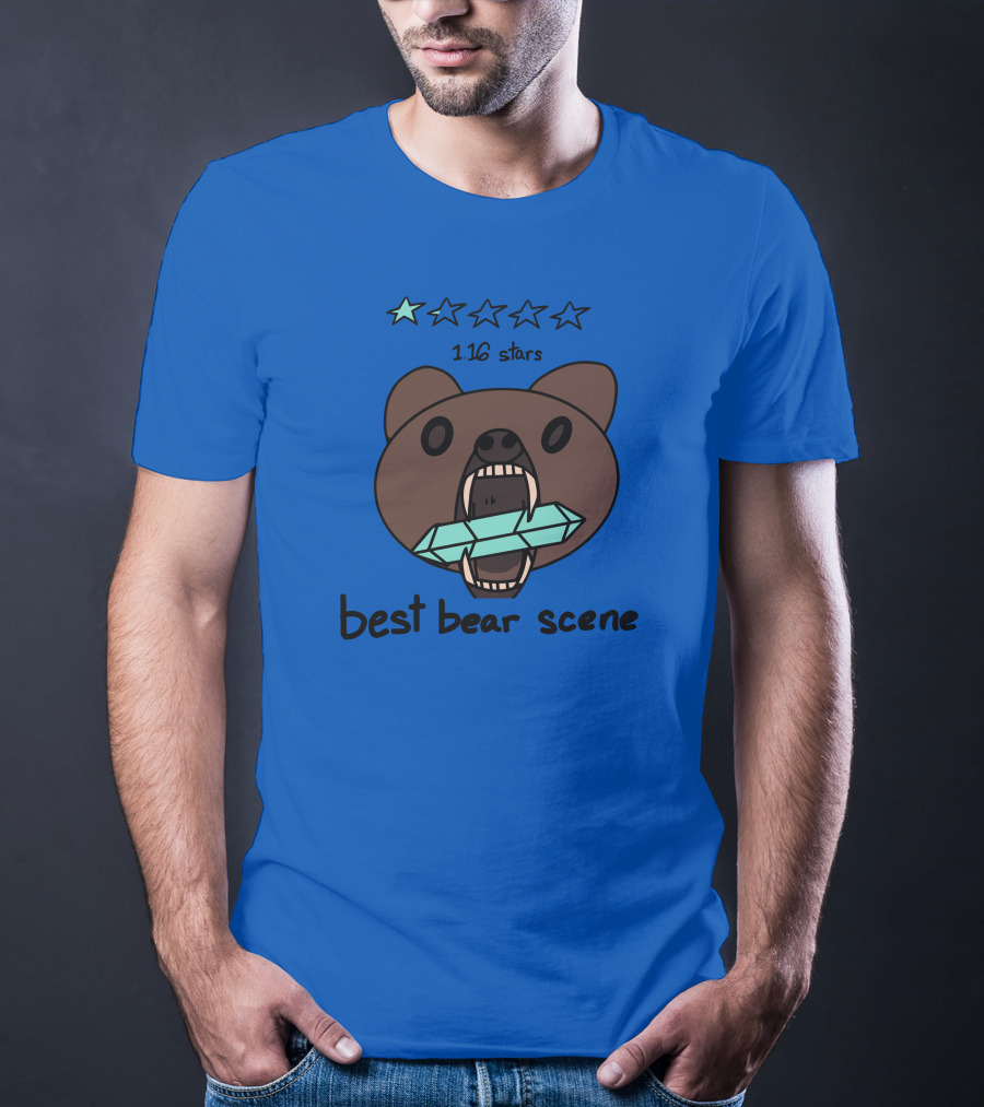 1.16 Stars Best Bear Scene Crystal Bonfire Merch T-Shirt
