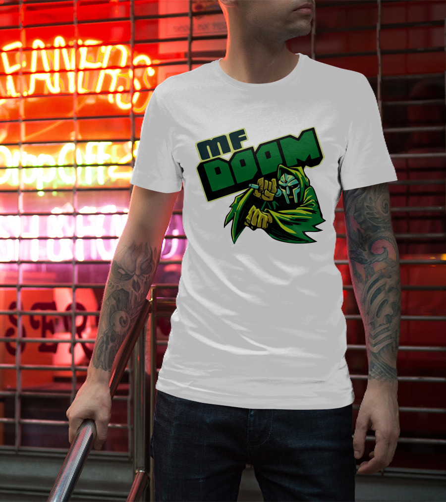 MF Doom Merch Anti Hero Iconic Masked Rapper T-Shirt
