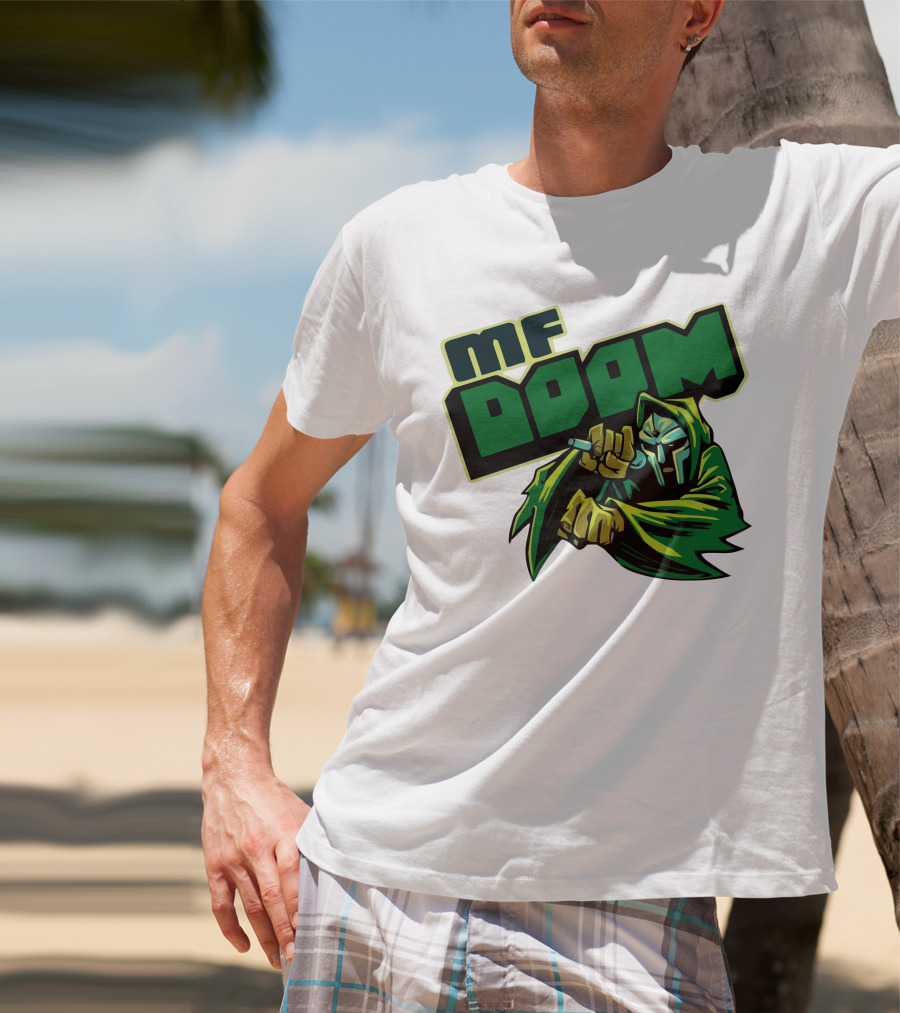 MF Doom Merch Anti Hero Iconic Masked Rapper T-Shirt