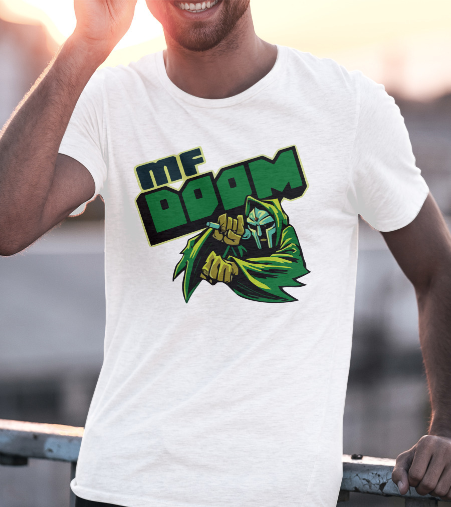 MF Doom Merch Anti Hero Iconic Masked Rapper T-Shirt