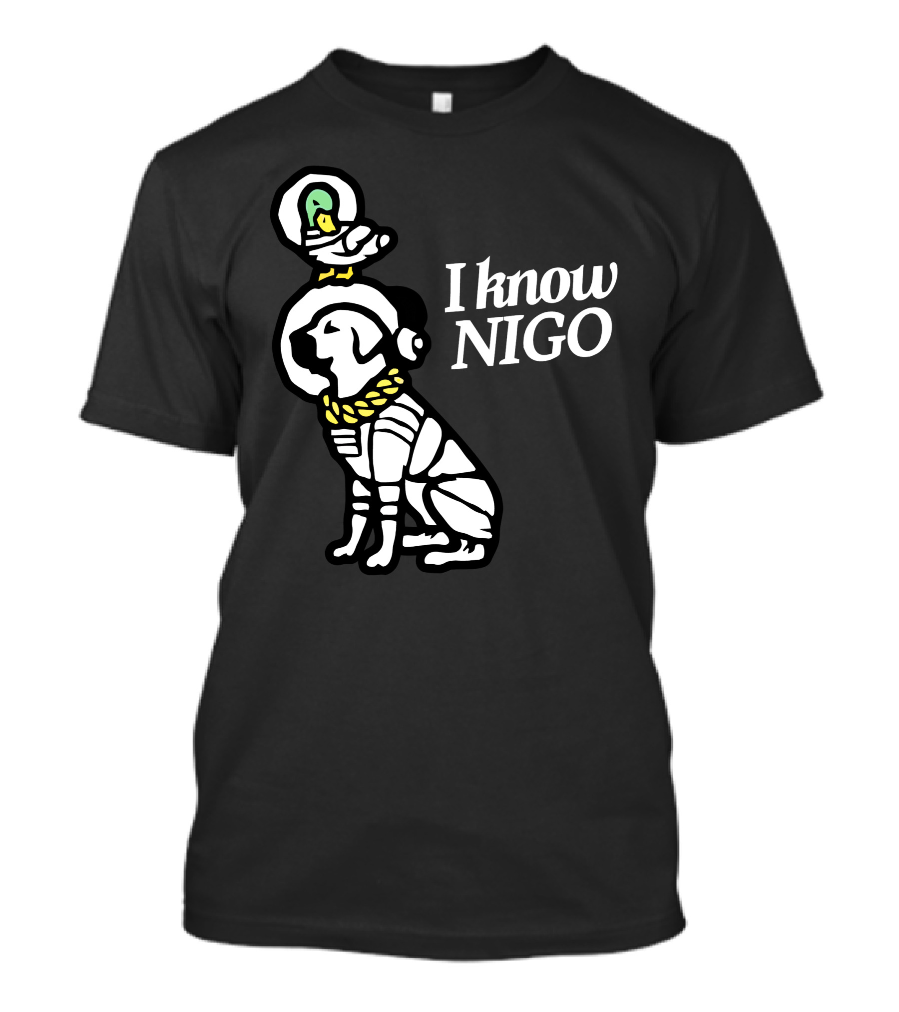 I Know Nigo Merch Lakeshow And Delta Iconic Dog With Parrot T-Shirt