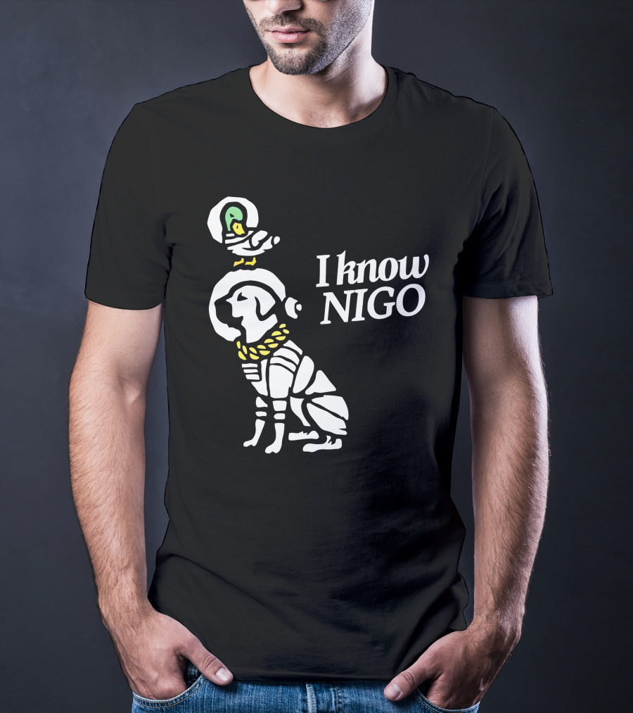 I Know Nigo Merch Lakeshow And Delta Iconic Dog With Parrot T-Shirt