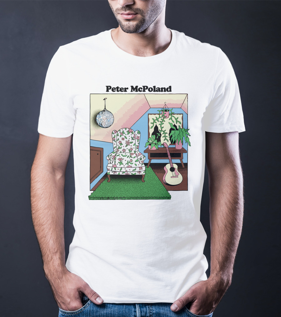 Peter McPoland Room With Chair Guitar And Plant T-Shirt
