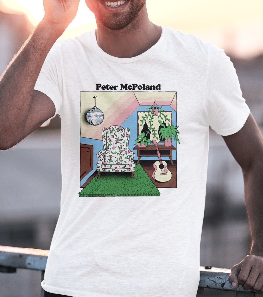 Peter McPoland Room With Chair Guitar And Plant T-Shirt