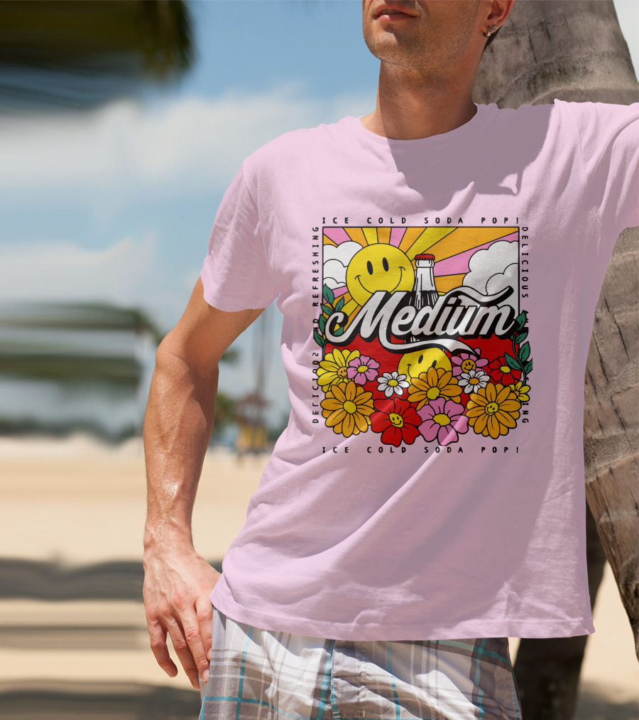 Medium Ice Cold Soda Pop Delicious Refreshing T-Shirt