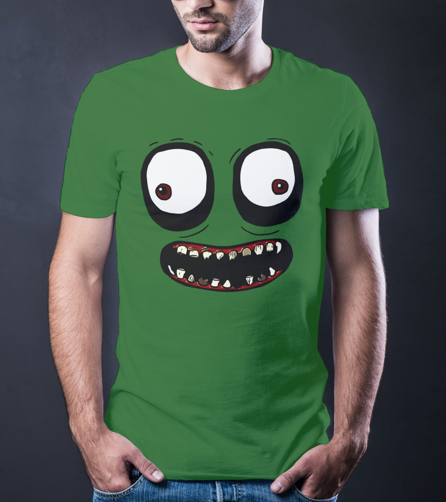 Salad Fingers Creepy Cartoon Eyes And Teeth Merch T-Shirt