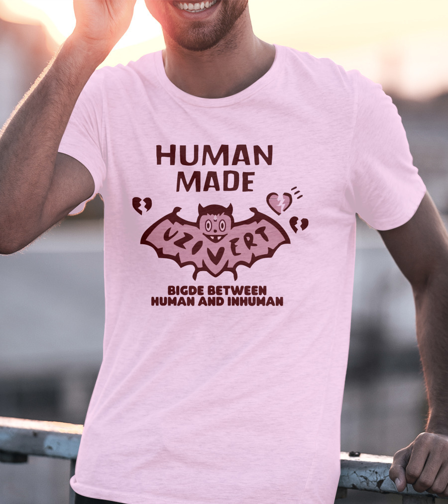 Human Made Lil Uzi Vert Bigde Between Human And Inhuman T-Shirt
