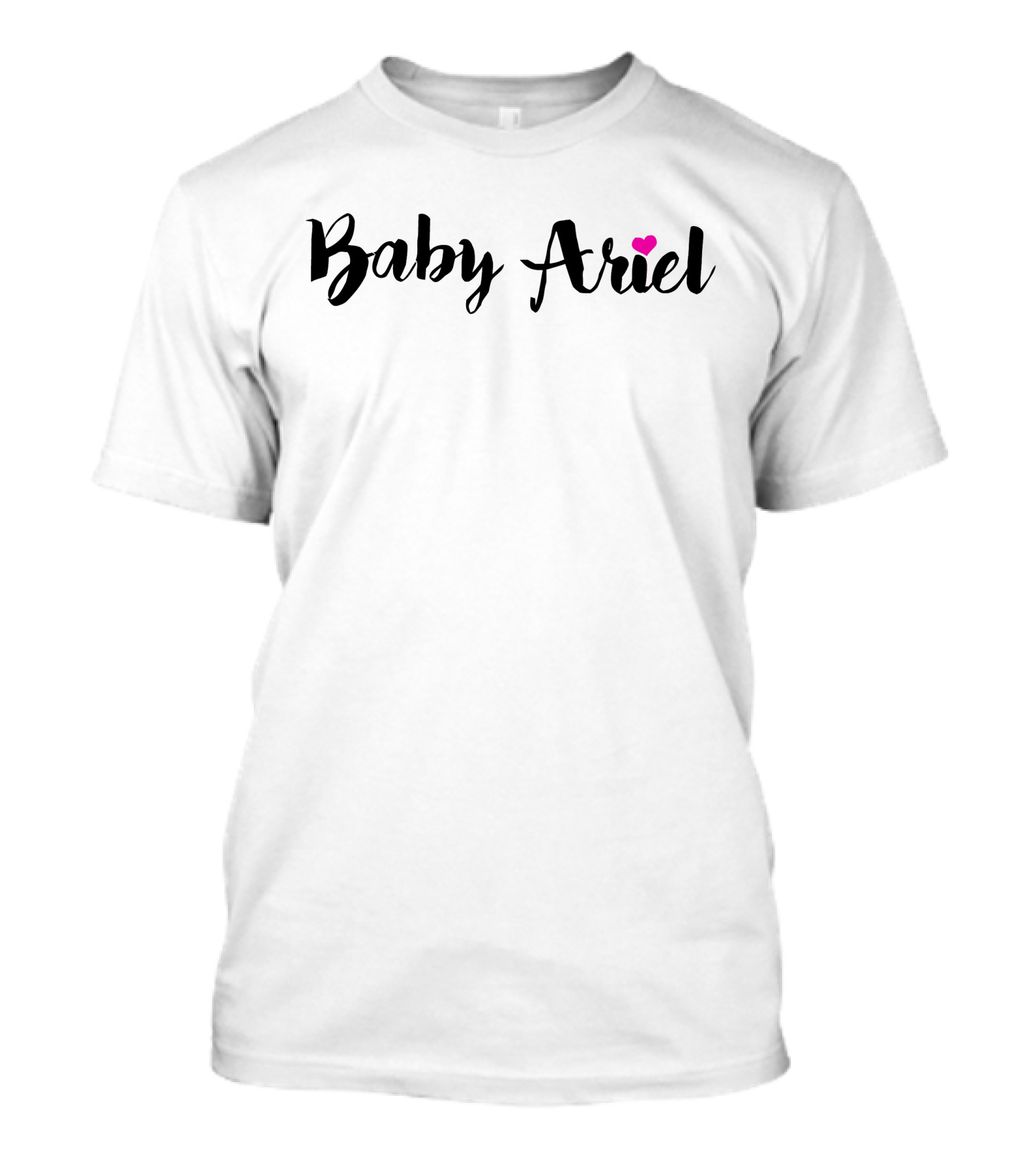 Baby Ariel Pink Heart Logo Merch T-Shirt