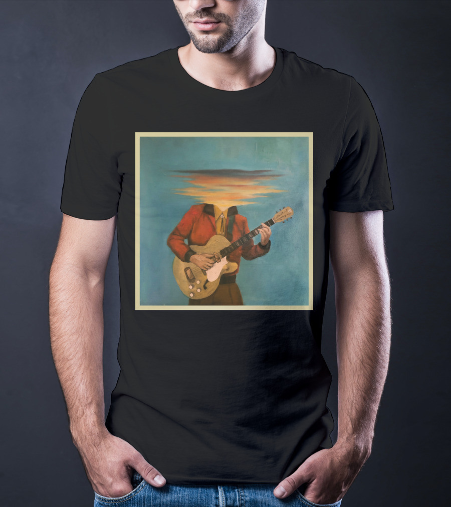 Lord Huron Long Lost Guitarist Surreal Sky Head T-Shirt