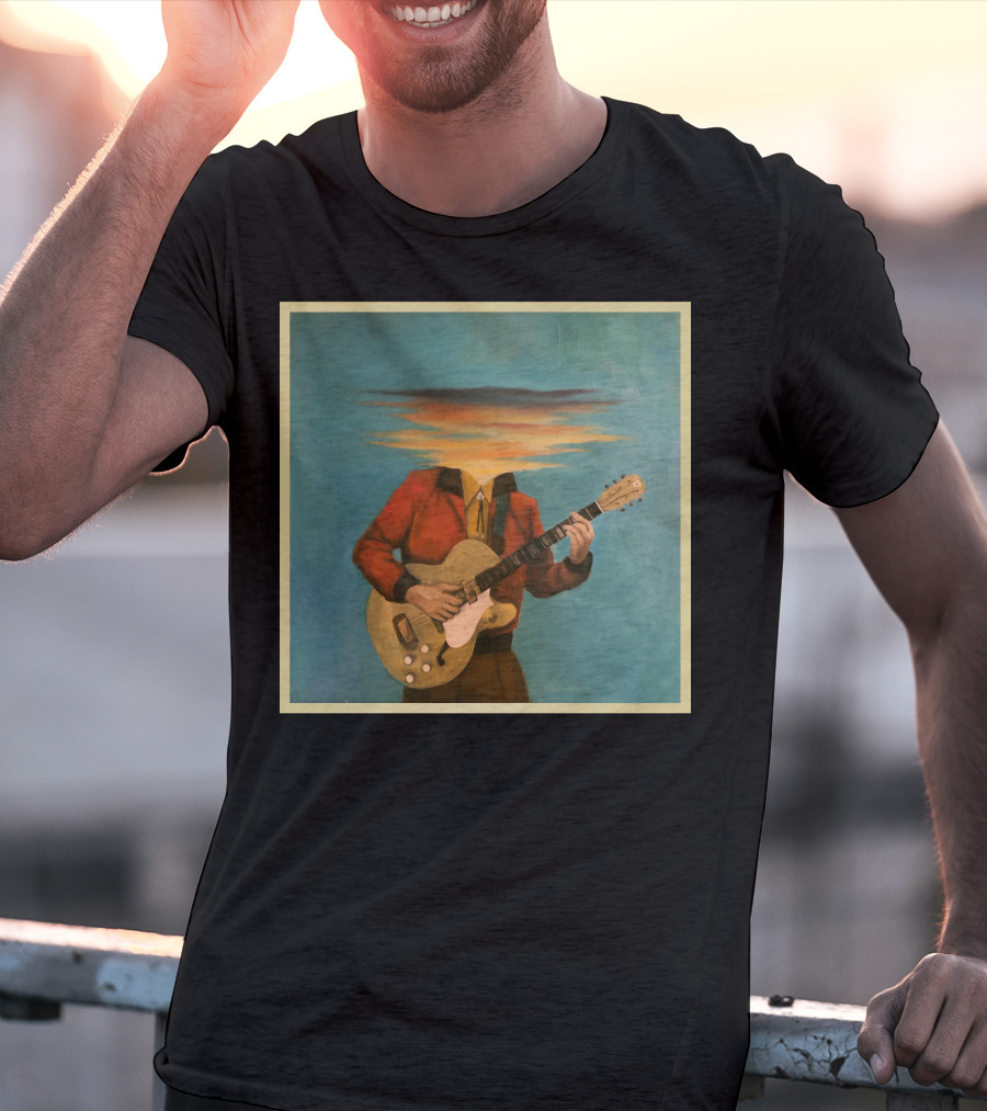 Lord Huron Long Lost Guitarist Surreal Sky Head T-Shirt