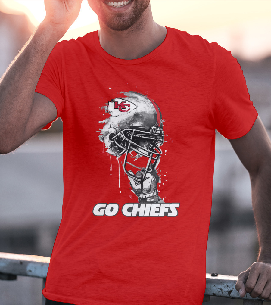Go Chiefs Kc Helmet T-Shirt