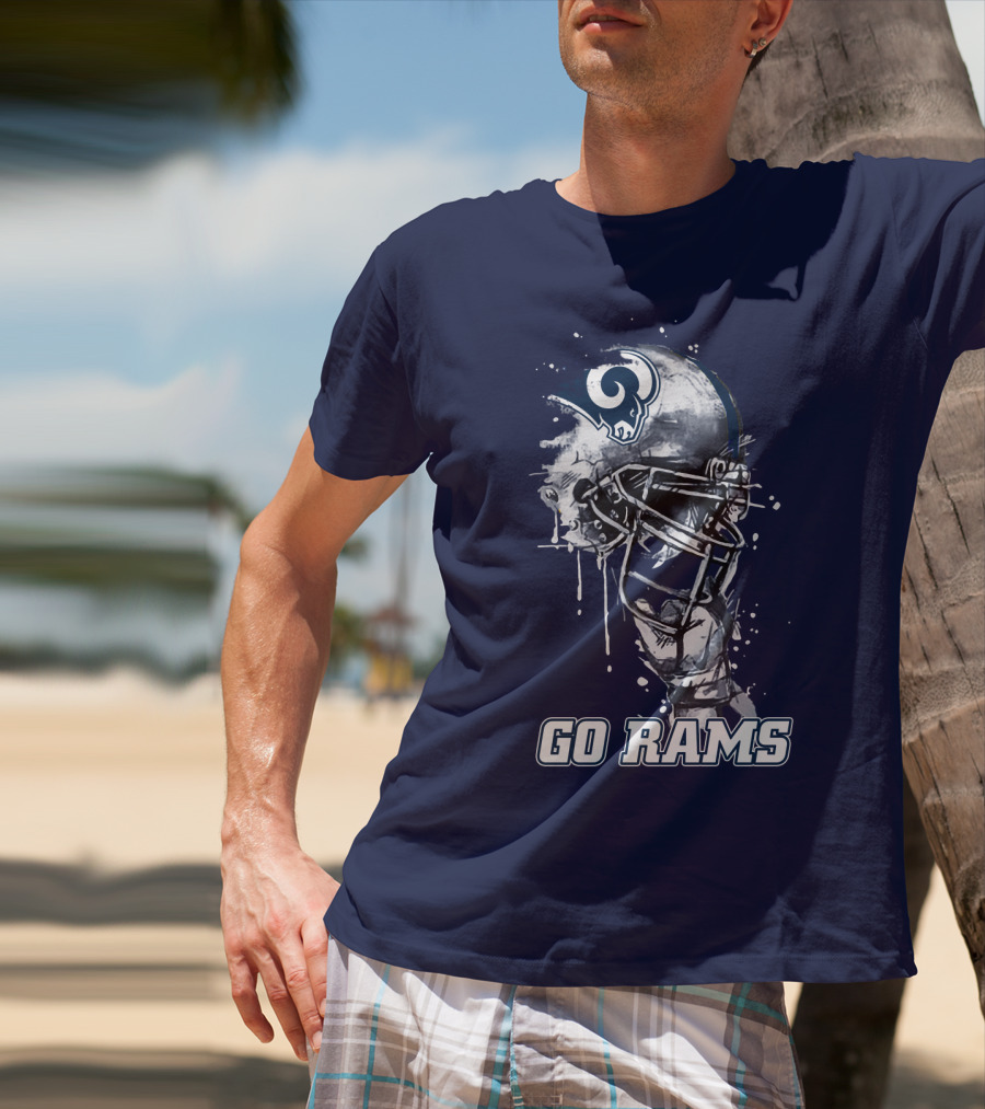 Go Rams Specialedition Helmet T-Shirt