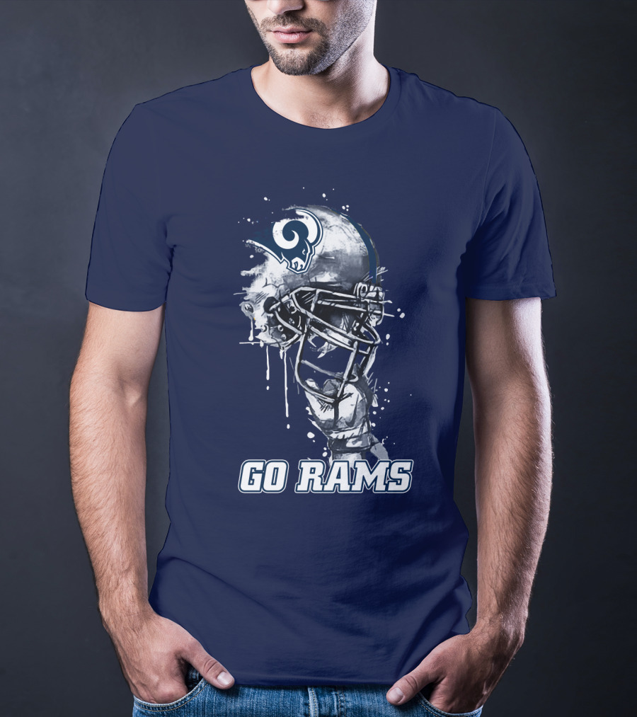 Go Rams Specialedition Helmet T-Shirt