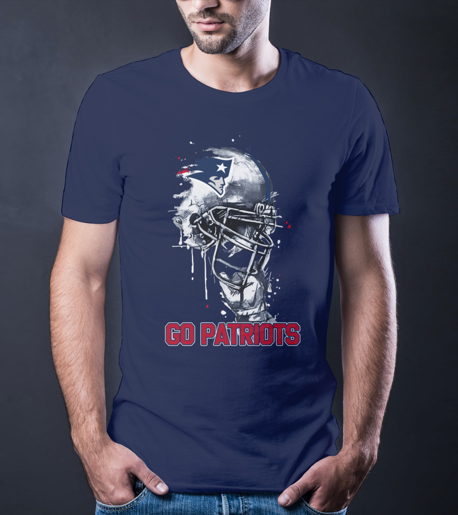 Go Patriots Patriots Helmet T-Shirt