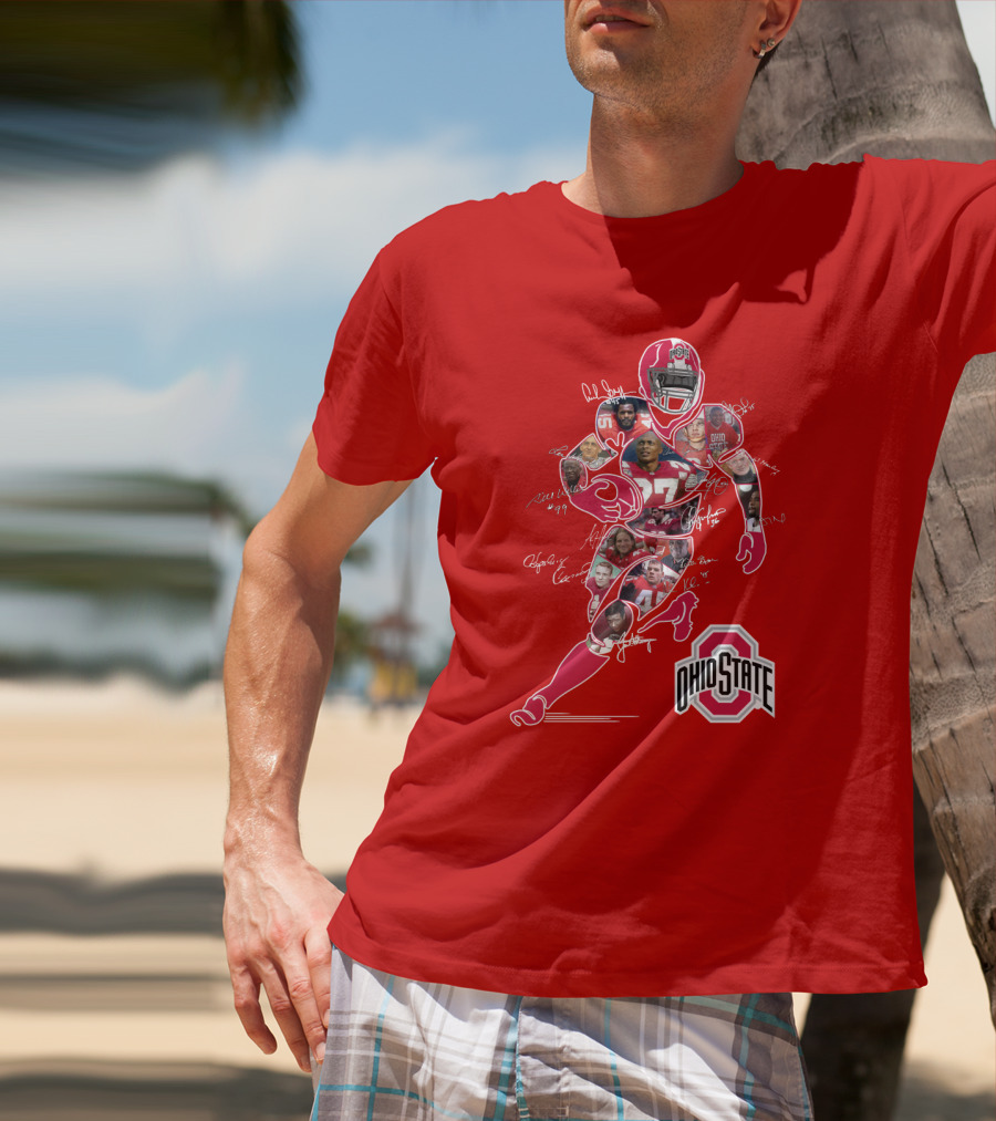Ohio State Buckeyes Football Collage T-Shirt