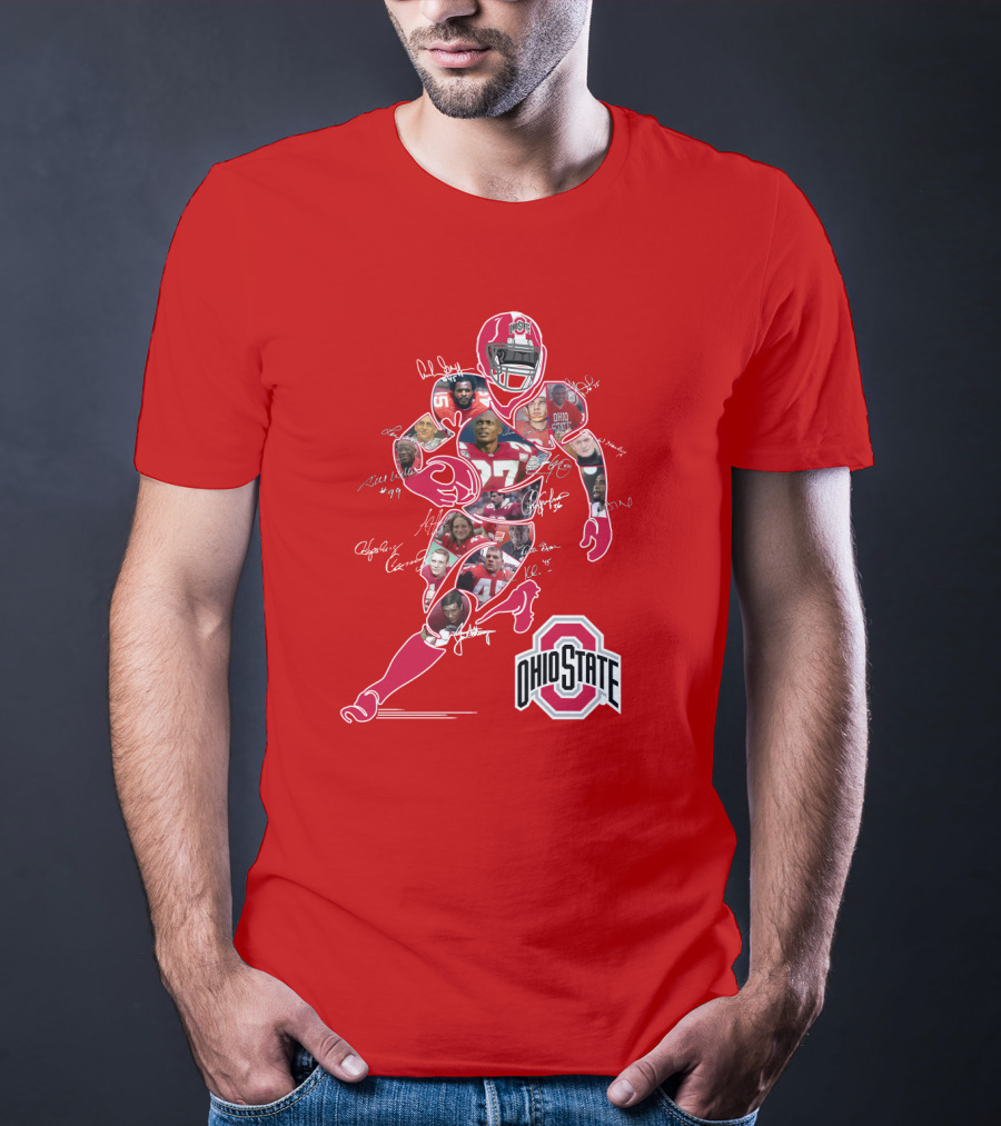 Ohio State Buckeyes Football Collage T-Shirt