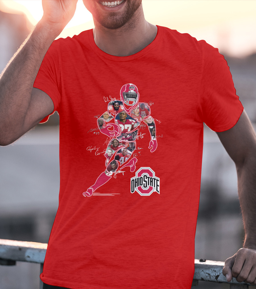 Ohio State Buckeyes Football Collage T-Shirt