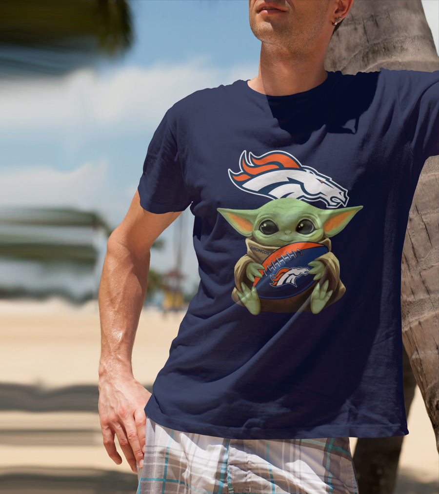 Broncos Baby Yoda T-Shirt
