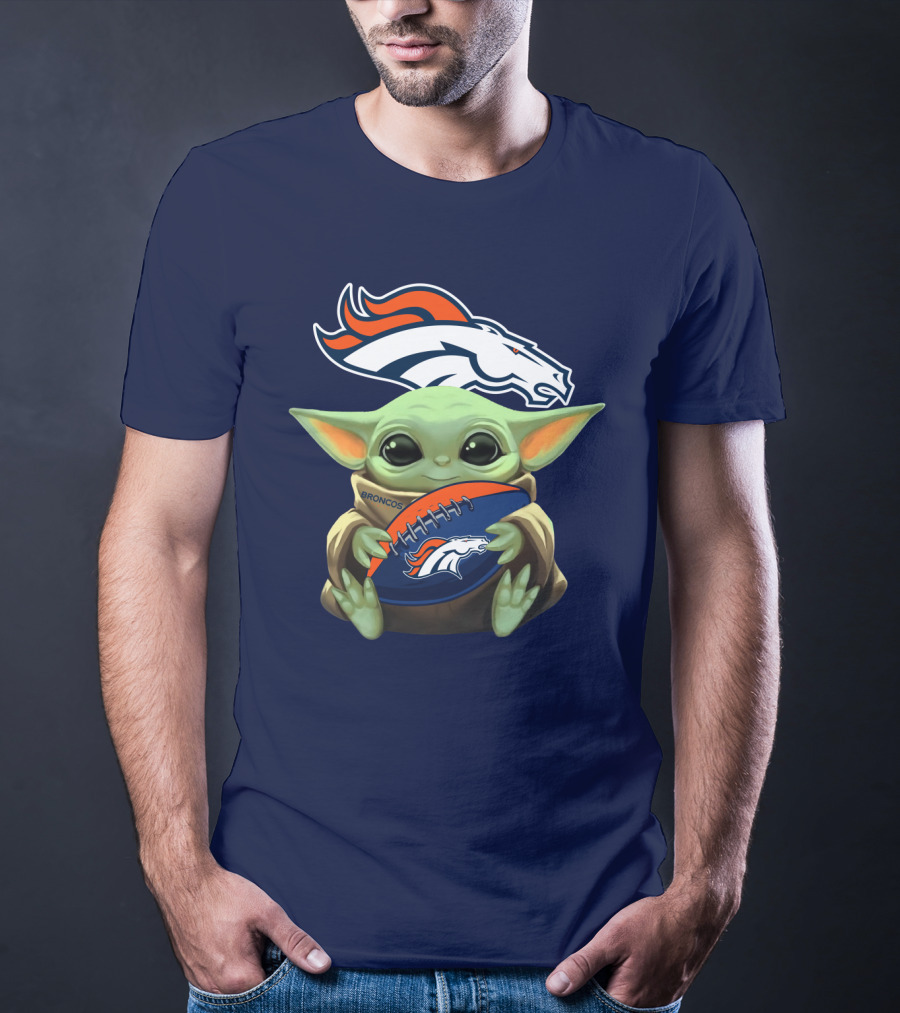 Broncos Baby Yoda T-Shirt