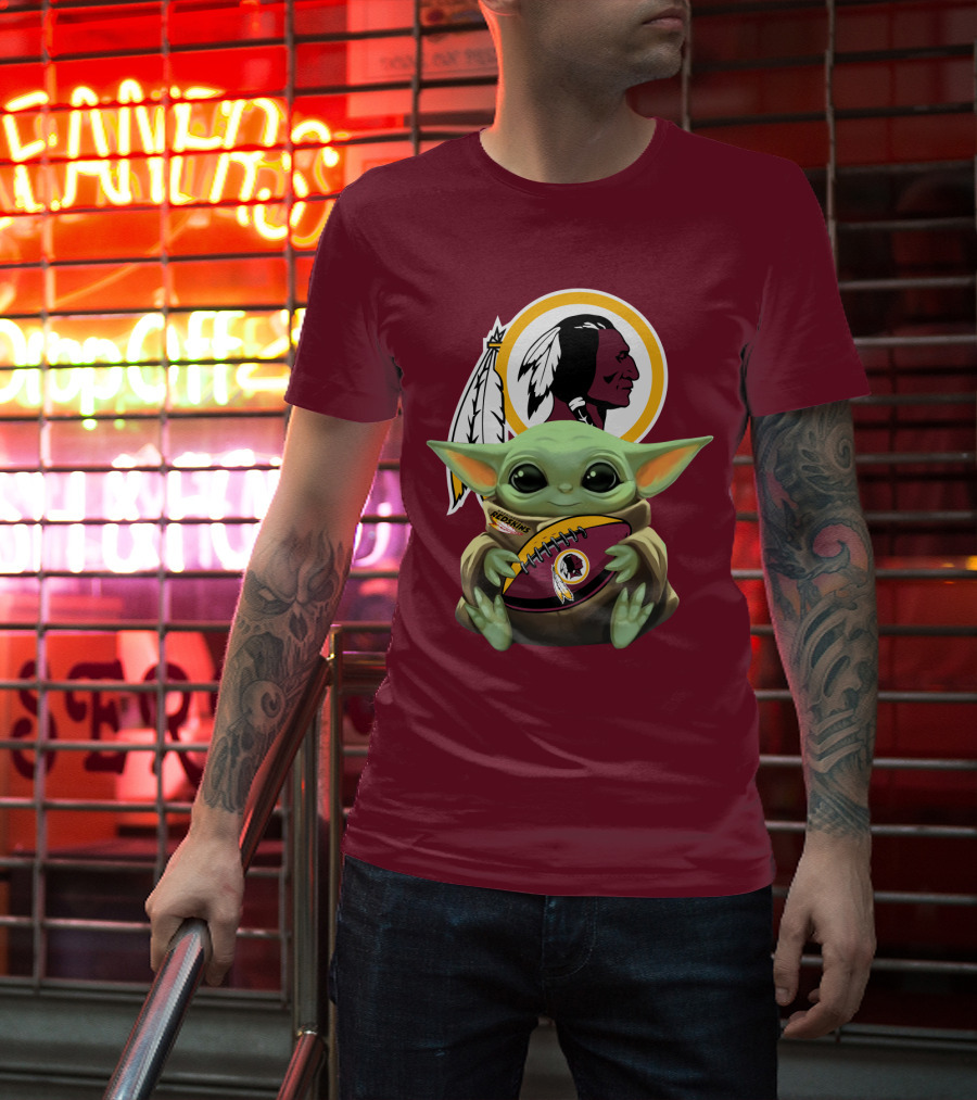 Baby Yoda Washington Football Team T-Shirt